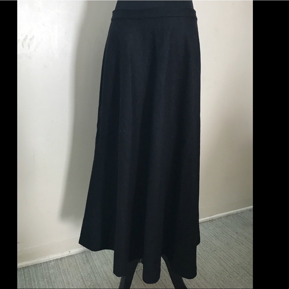 Ralph Lauren black wool skirt size 10